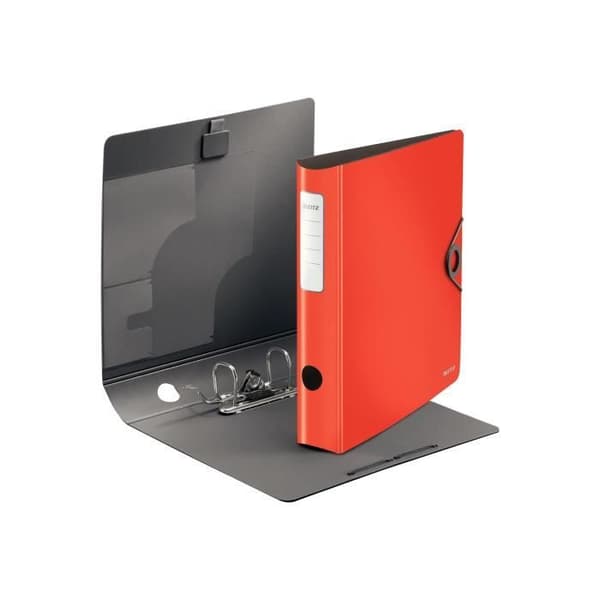 Pärm med spänne - Leitz - 180° Active Solid - 60 mm - A4 - Röd - 350 ark