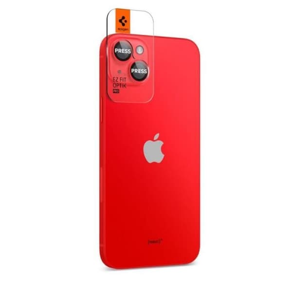 Spigen Optik.TR Kameralinsskydd - Linsskyddsglas för Apple iPhone 14 - iPhone 14 Plus (2 st)