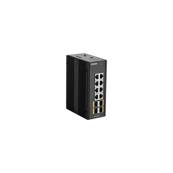 DLINK DIS-300G-12SW Hanterbar Ethernet-switch med 8 portar