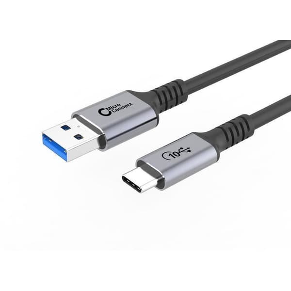 USB-kabel - MICRO CONNECT - USB3.2 Gen 2 - 1,5m - USB C till USB A - 10000 Mbit/s
