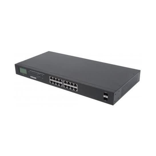 Intellinet 561259, Gigabit Ethernet (10-100-1000), Full duplex, Ethernet-anslutning, stöder ström över denna port (PoE)