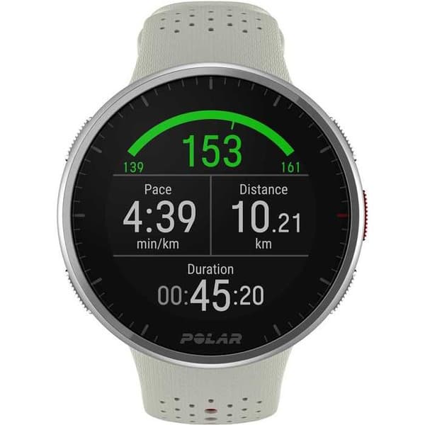 Klocka - Plast, Silikon Röd - Polar - 900102180