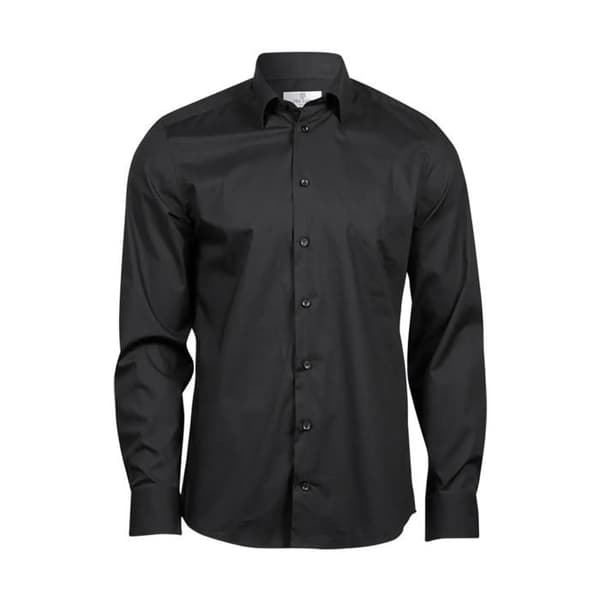 Lyxig stretchskjorta Tee Jays - svart
