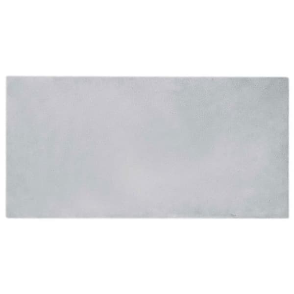 VIDAXL Olite grå syntetisk pälsmatta 100 x 200 cm – rektangulär, polyester, mycket mjuk