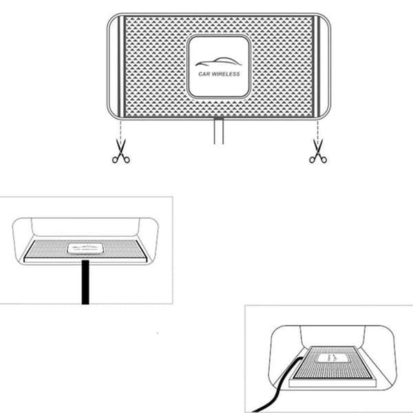 Qi C1 induktiv bilformagare station