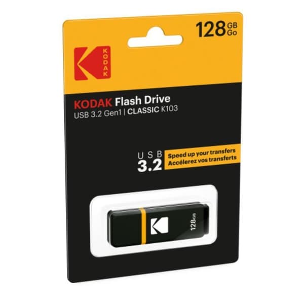 KODAK K100 USB 3.1 Flash Drive - 128 GB - Svart
