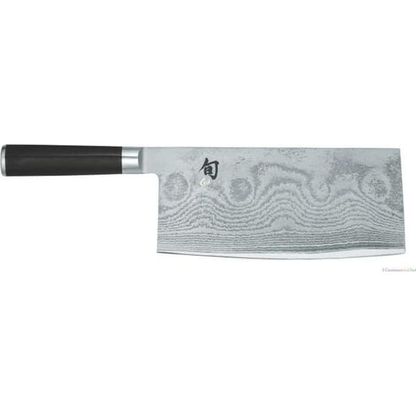 Kinesisk kockkniv Shun Damaskus blad 18cm
