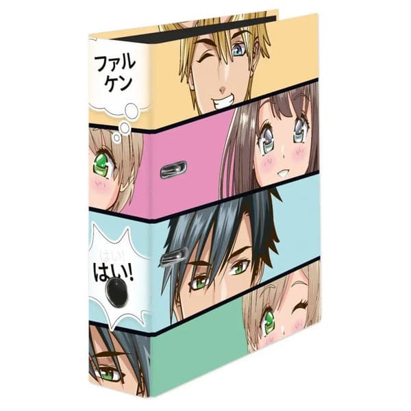 A4 armbågspärm EXACOMPTA Manga Faces Back 8cm