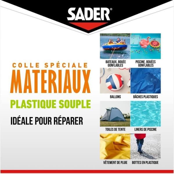 SADER Smidigt plastlim - 12 ml