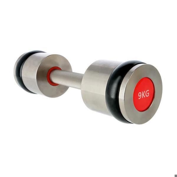 Hantlar - HMS - HH09 - Kromat stål - 2-pack - 10 kg max