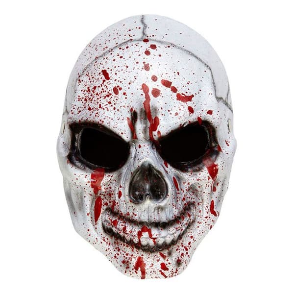Blodigt skalle-latexmask