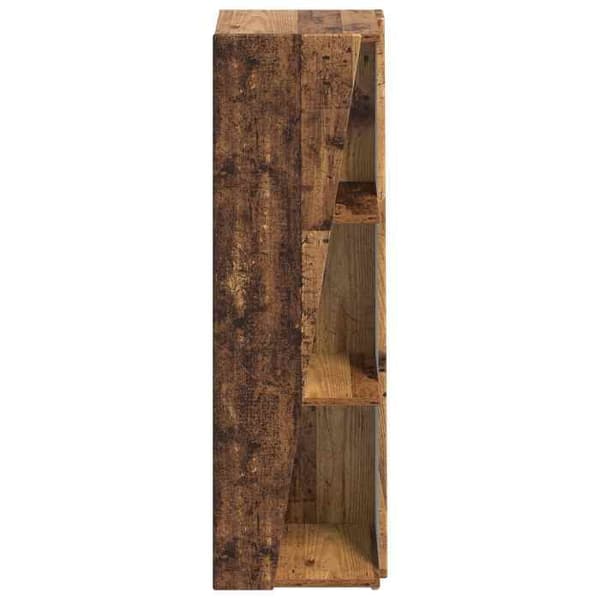 vidaXL Sidohylla Antik trä 33 x 32 x 100,5 cm 892425
