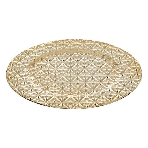 Presentationsfat "Geo" 33cm Guld