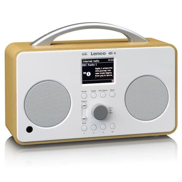 Lenco PIR-645WH - Internetradio / DAB+ / FM med Bluetooth® - Vit