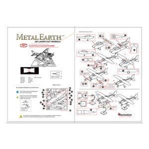 Cessna 172-flygplan - Metallmodell