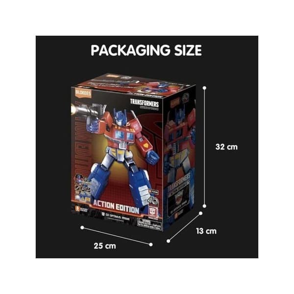 Maquette Blokees Transformers Action Edition 01 Optimus Prime Ljus Upp