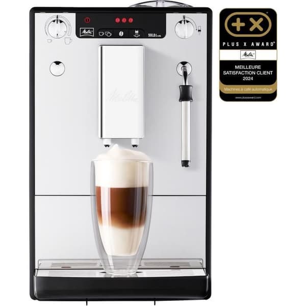 MELITTA Solo & Milk Bean Grinder Kaffemaskin - Silver