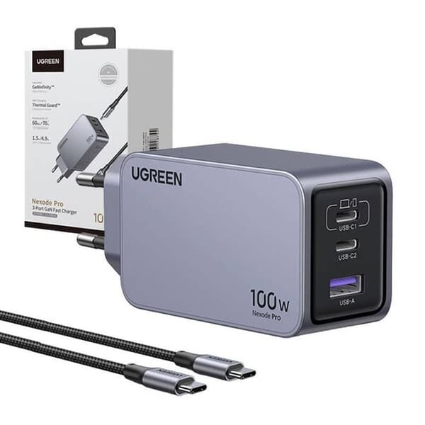 Ugreen Nexode Pro 100W kompakt väggladdare