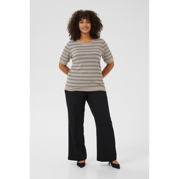 T-shirt randig dam KAFFE Curve Lizzy