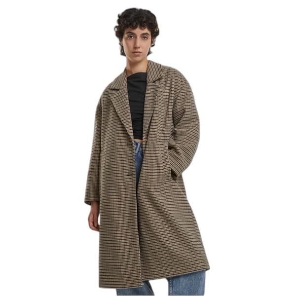 Oversize rutigt ytterplagg för kvinnor Urban Classics