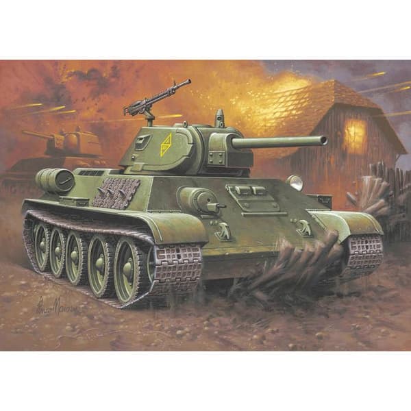 Modell av tank: T-34/76 Modell 1940