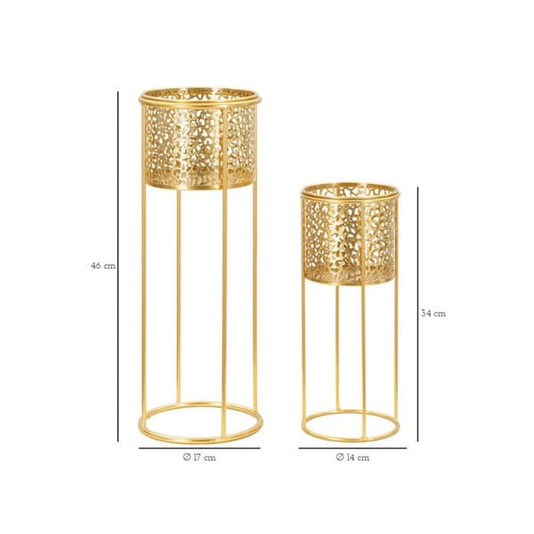 Metallväxtstöd Nat (2-pack)