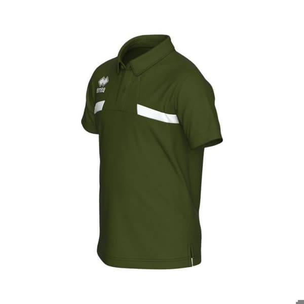 Polo - Errea - Melvin - Militärgrön/vit - Korta ärmar - Multisport