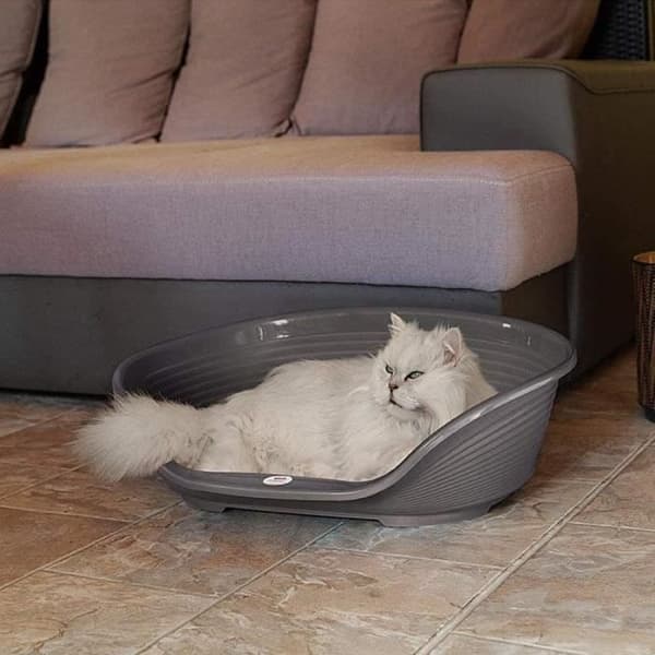 Panier-Corbeille SIESTA DELUXE Storlek 4 - 61,5*45*21,5 cm - Mörkgrå - FERPLAST