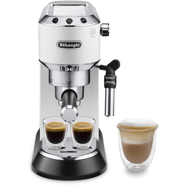 Manuell espressomaskin - De'Longhi - Dedica stil - EC685.W - Vit