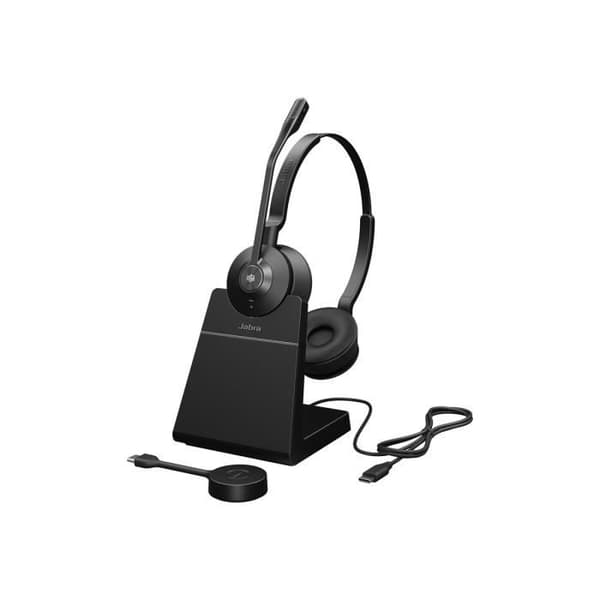 Headset - DECT - trådlöst - USB-C via DECT-adapter - Jabra - Jabra Engage 55 SE Stereo - Headset - on-ear - DECT