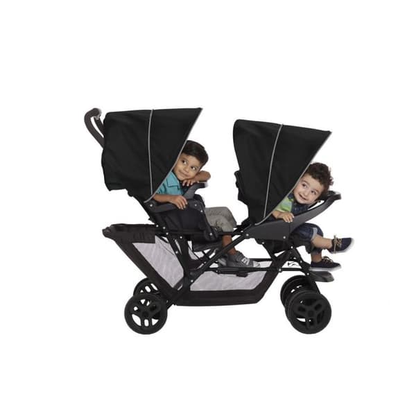 GRACO - Dubbelvagn Stadium Duo Svart och Grå