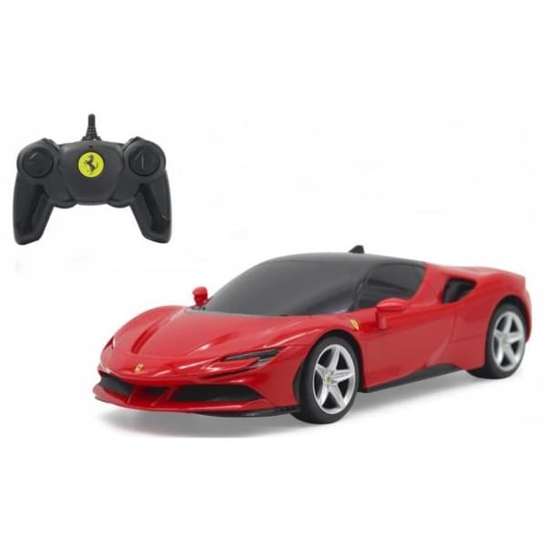 Ferrari SF90 Stradale RC Bil - JAMARA - Röd - Interiör - 1:24