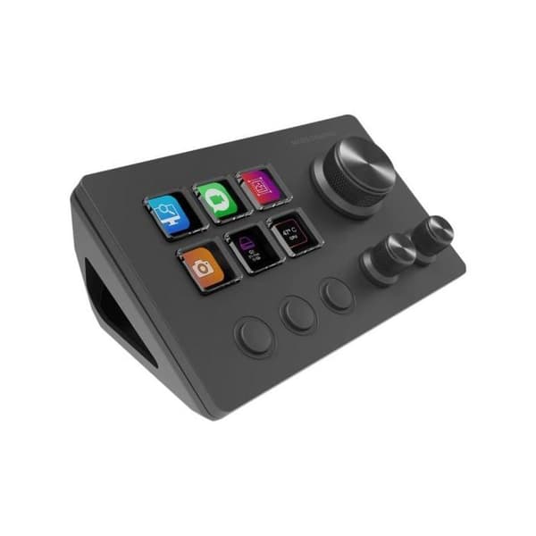 Control Deck Compact - Mars Gaming - MSD-Two - 6 Toucher LCD - 3 Multifunktionshjul - Svart