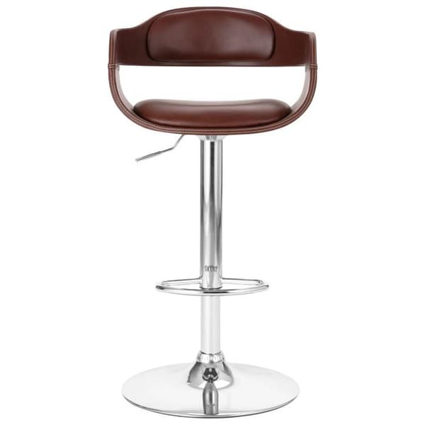vidaXL Barstol Brun Konstläder 287405