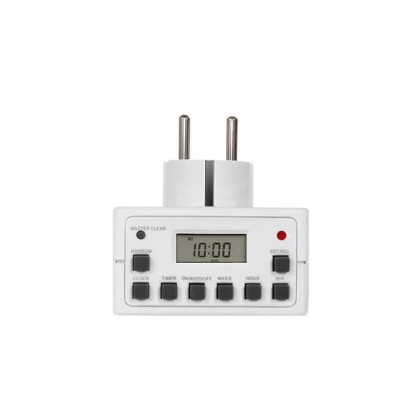 Elproduktionsprogrammer - Maclean - MCE30G - 10 program - Barnskydd - Digital visning