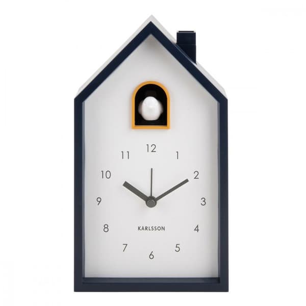 Väckarklocka - Karlsson - Modern Gökur - Grå - Mixad - Batteri ingår ej