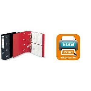 Pärm - ELBA - Rado Plast - Svart - A4 - Ryggbredd 75 mm