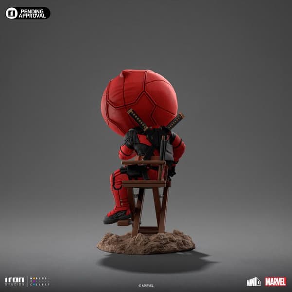 Staty - IRON STUDIOS - Deadpool, Wolverine & Headpool - PVC - 14 cm - Begränsad upplaga