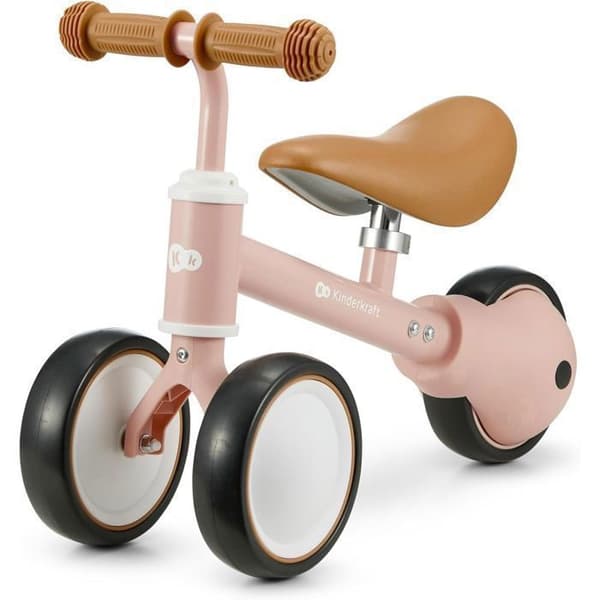 Draisienne 3-i-1 - KINDERKRAFT - CUTIE - Mini trehjuling - 1 år+ - Rosa