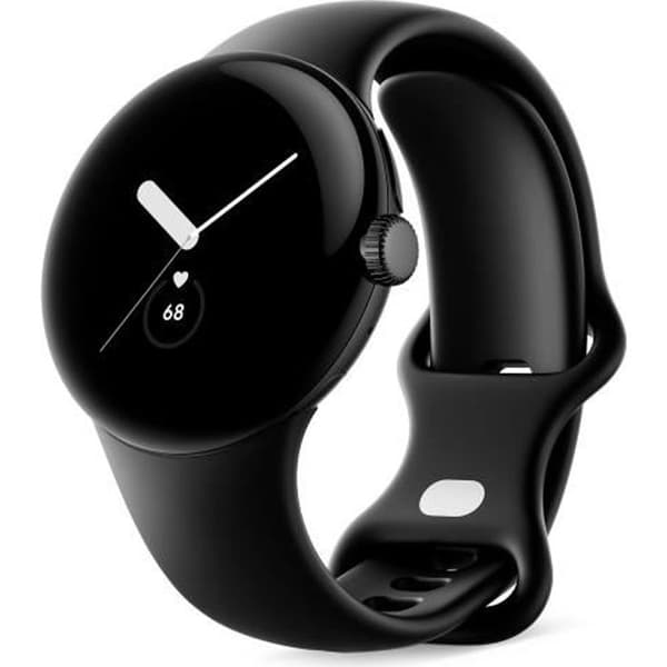GOOGLE Pixel Watch Connected Watch - 41 mm - Active Matte Black - Obsidian-rem
