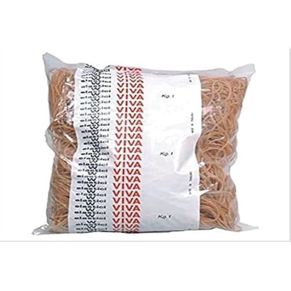 Naturgummi Elastisk - VIVA - En040B - Brun - Diameter 40 mm