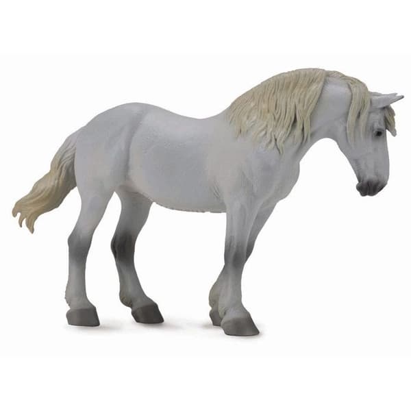 Hästfigur: Percheron Mare grå