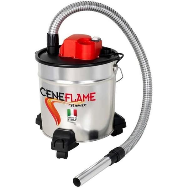 Askdammsugare - RIBITECH - Ceneflame - 1200 W - Blåsfunktion