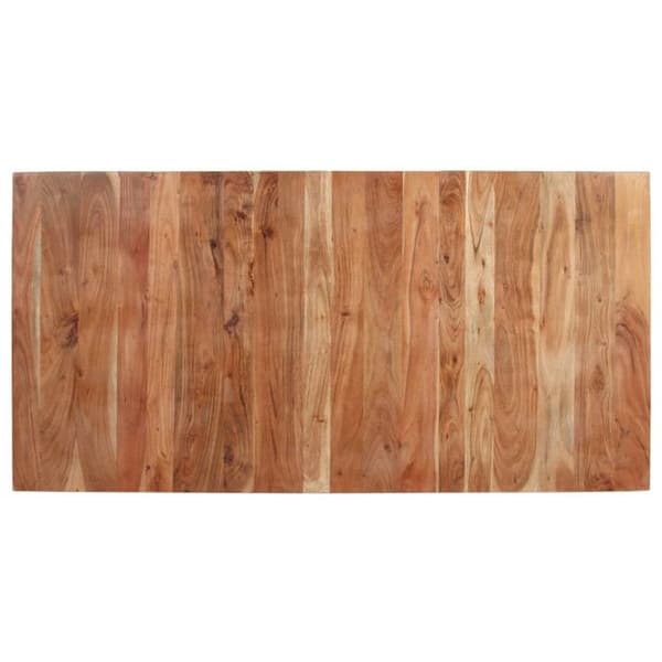 vidaXL Matbord 160x80x76 cm i solid akaciet