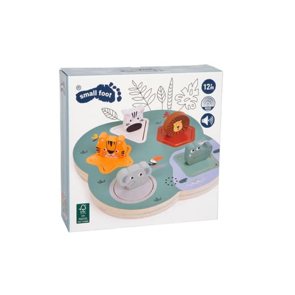 Small foot Safari pussel i kuber 5 styck(en) Djur