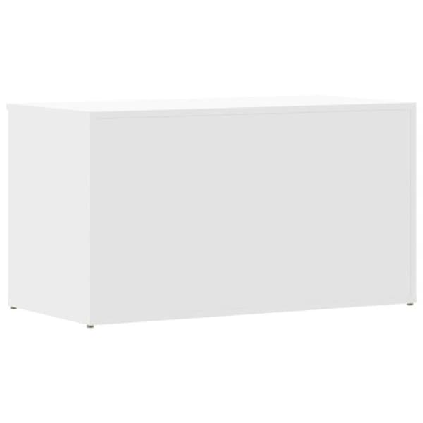 Vit förvaringslåda - VIDAXL - 84x42x46 cm - Konstruerat trä