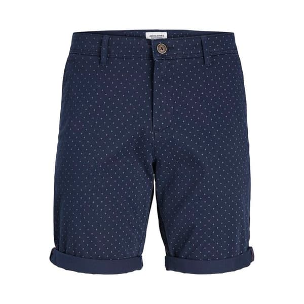 Kort tryckt Jack & Jones Bowie - marinblå kavaj