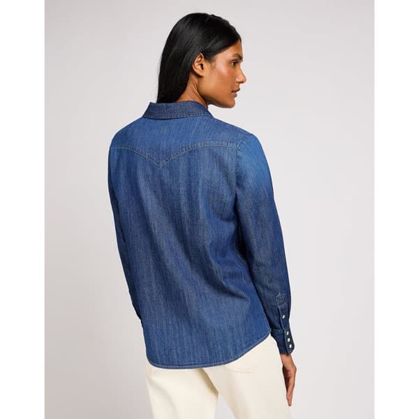Lee Regular Western jeanskjorta för kvinnor