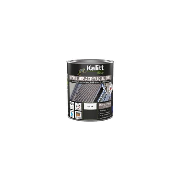 Akrylfärg Trä Satin 0,5 L Kungablå - Kalitt Deco