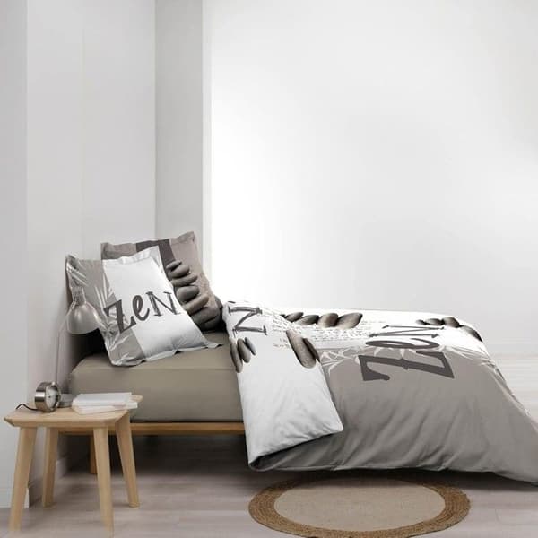 Påslakanset - DOUCEUR D'INTERIEUR - ZEN PEBBLES - 100% bomull - 240x220